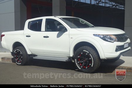 17x9.0 Ballistic Jester on MITSUBISHI TRITON