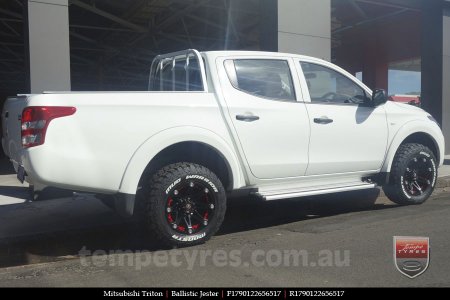 17x9.0 Ballistic Jester on MITSUBISHI TRITON