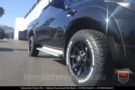 17x9.0 Ballistic Razorback on MITSUBISHI TRITON