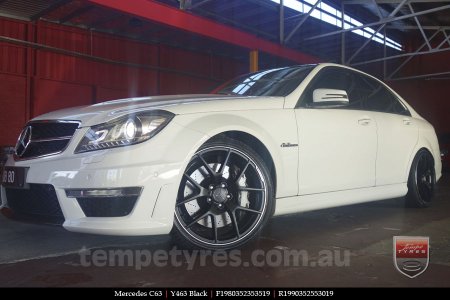 19x8.0 19x9.0 Y463 Black on MERCEDES C-Class