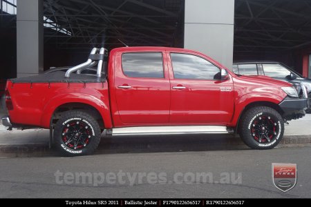 17x9.0 Ballistic Jester on TOYOTA HILUX SR5