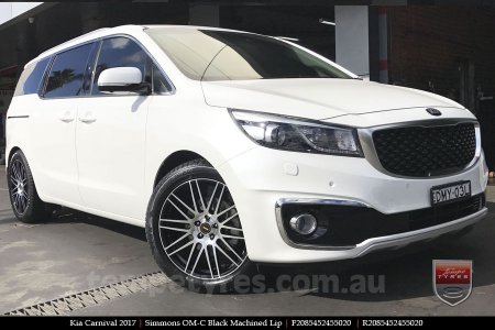 20x8.5 20x10 Simmons OM-C BM on KIA CARNIVAL