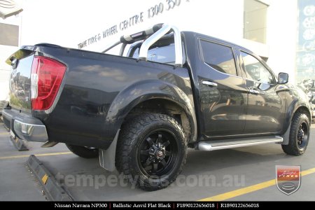 18x9.0 Ballistic Anvil on NISSAN NAVARA NP300