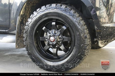 18x9.0 Ballistic Anvil on NISSAN NAVARA NP300