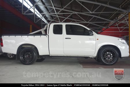 18x8.5 Lenso Spec F MB on TOYOTA HILUX 2WD