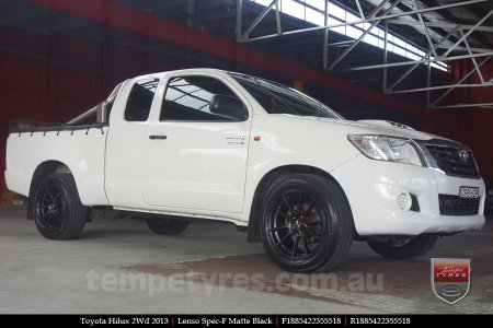 18x8.5 Lenso Spec F MB on TOYOTA HILUX 2WD