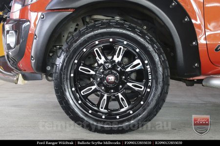 20x9.0 Ballistic Scythe Millworks on FORD RANGER WILDTRAK