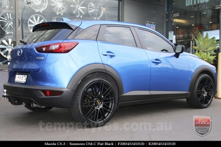 20x8.5 20x10 Simmons OM-C FB on MAZDA CX3