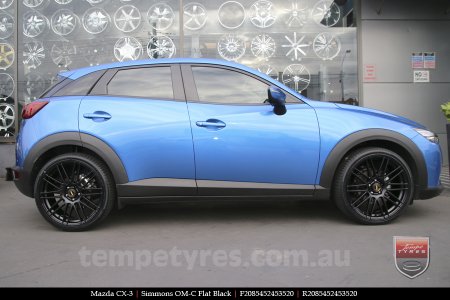 20x8.5 20x10 Simmons OM-C FB on MAZDA CX3