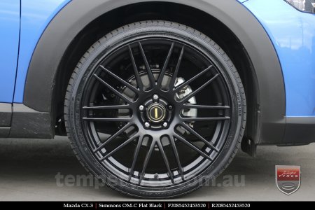 20x8.5 20x10 Simmons OM-C FB on MAZDA CX3