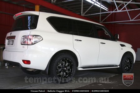 20x9.0 Ballistic Dagger BXA on NISSAN PATROL