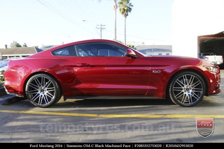 20x8.5 20x10 Simmons OM-C BM on FORD MUSTANG