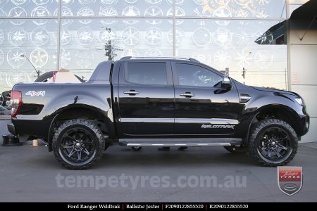 20x9.0 Ballistic Jester on FORD RANGER WILDTRAK