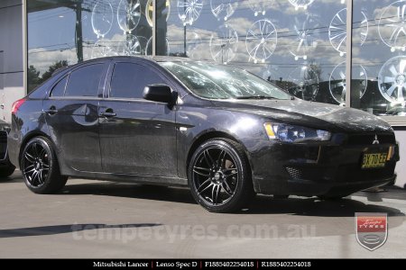 18x8.5 18x9.5 Lenso Spec D MB on MITSUBISHI LANCER