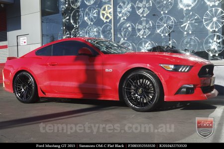 20x8.5 20x10 Simmons OM-C FB on FORD MUSTANG