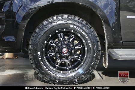 17x9.0 Ballistic Scythe Millworks on HOLDEN COLORADO