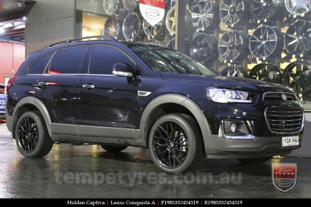 19x8.5 19x9.5 Lenso Conquista A CQA MK  on HOLDEN CAPTIVA