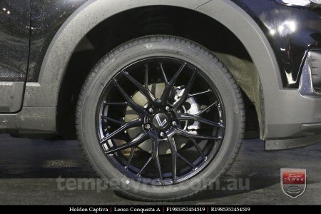 19x8.5 19x9.5 Lenso Conquista A CQA MK  on HOLDEN CAPTIVA