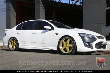 20x8.5 20x9.5 Simmons FR-1 Gold on FORD FALCON