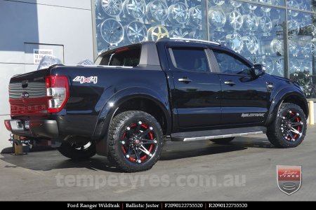 20x9.0 Ballistic Jester on FORD RANGER WILDTRAK