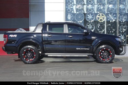 20x9.0 Ballistic Jester on FORD RANGER WILDTRAK