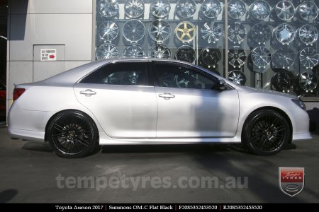 20x8.5 20x10 Simmons OM-C FB on TOYOTA AURION