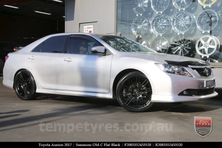 20x8.5 20x10 Simmons OM-C FB on TOYOTA AURION