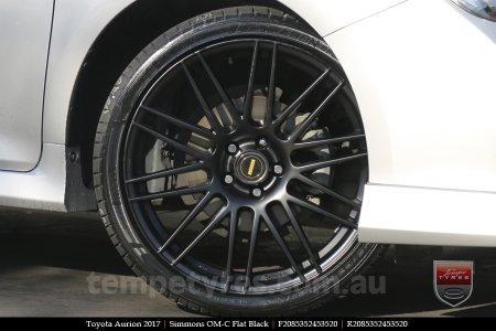 20x8.5 20x10 Simmons OM-C FB on TOYOTA AURION