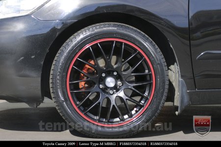 18x8.0 Lenso Type-M MBRG on TOYOTA CAMRY