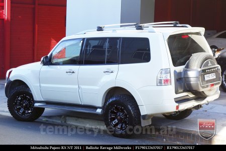 17x9.0 Ballistic Ravage Millworks on MITSUBISHI PAJERO