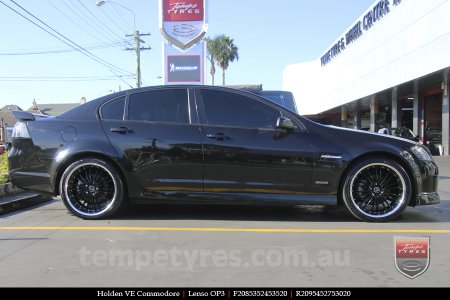 20x8.5 20x9.5 Lenso OP3 on HOLDEN COMMODORE VE
