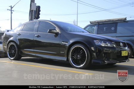 20x8.5 20x9.5 Lenso OP3 on HOLDEN COMMODORE VE