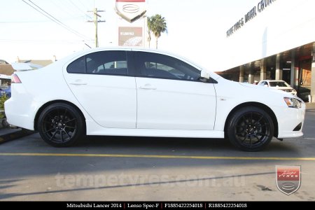 18x8.5 Lenso Spec F MB on MITSUBISHI LANCER