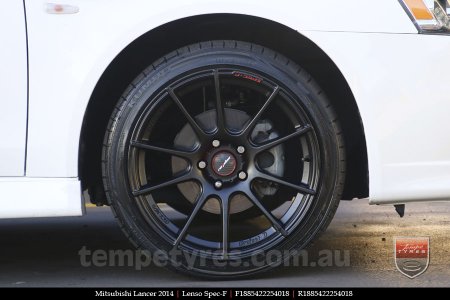 18x8.5 Lenso Spec F MB on MITSUBISHI LANCER