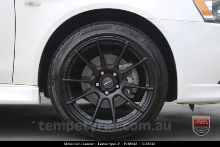 18x8.5 Lenso Spec F MB on MITSUBISHI LANCER