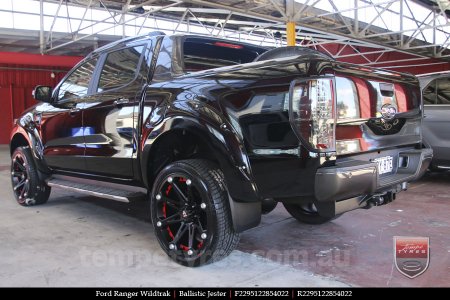 22x9.5 Ballistic Jester on FORD RANGER WILDTRAK