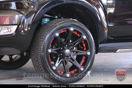 22x9.5 Ballistic Jester on FORD RANGER WILDTRAK