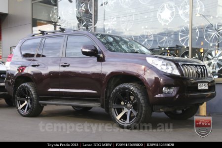 20x9.5 Lenso RTG MBW on TOYOTA PRADO