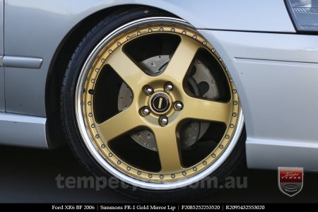 20x8.5 20x9.5 Simmons FR-1 Gold on FORD FALCON