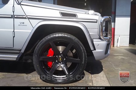 22x9.5 Simmons S6 Matte Black on MERCEDES G-Class