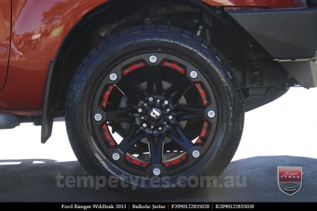 20x9.0 Ballistic Jester on FORD RANGER WILDTRAK