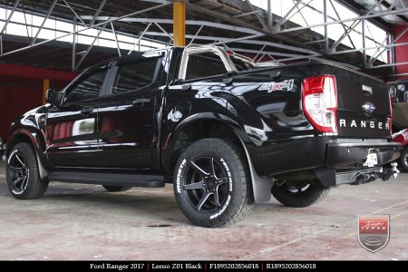 18x9.5 Lenso Z01 Black on FORD RANGER 