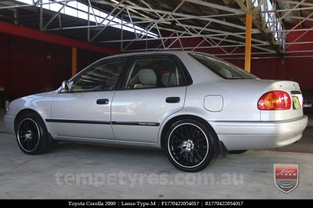 17x7.0 Lenso Type-M - MBJ on TOYOTA COROLLA