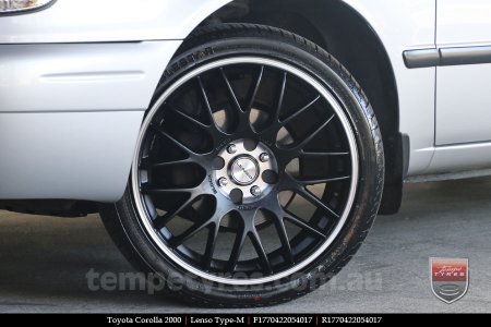 17x7.0 Lenso Type-M - MBJ on TOYOTA COROLLA