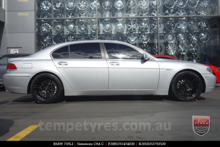 20x8.5 20x10 Simmons OM-C FB on BMW 7 SERIES