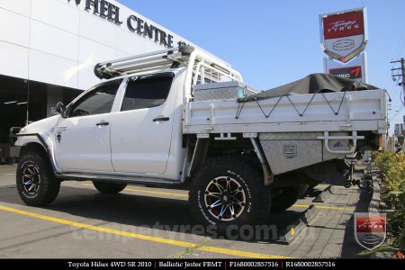 16x8.0 Ballistic Jester FBMT on TOYOTA HILUX