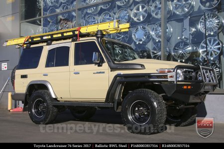 16x8.0 Ballistic BWL Steel on TOYOTA LANDCRUISER 76 SERIES