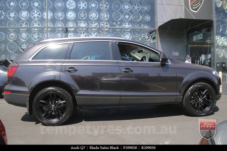 20x9.0 Blade Satin Black on AUDI Q7