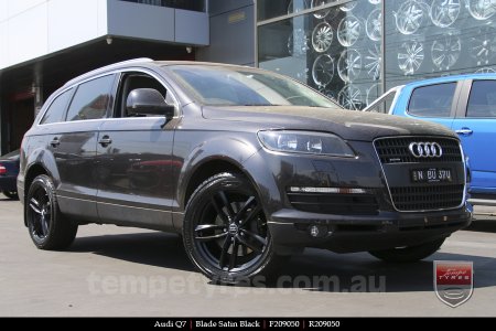 20x9.0 Blade Satin Black on AUDI Q7