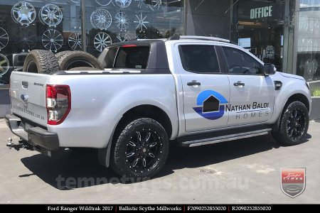 20x9.0 Ballistic Scythe Millworks on FORD RANGER WILDTRAK